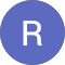 A blue circle with the letter r on it